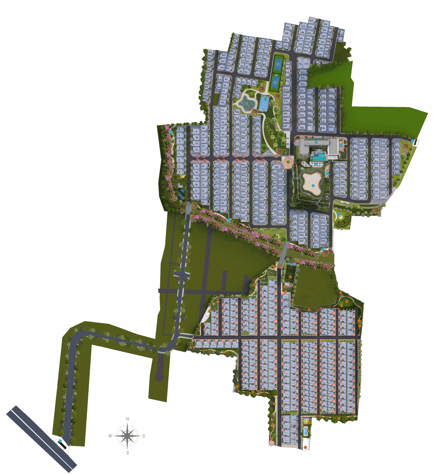 Nambiar Ellegenza Purple Crest Edition master plan