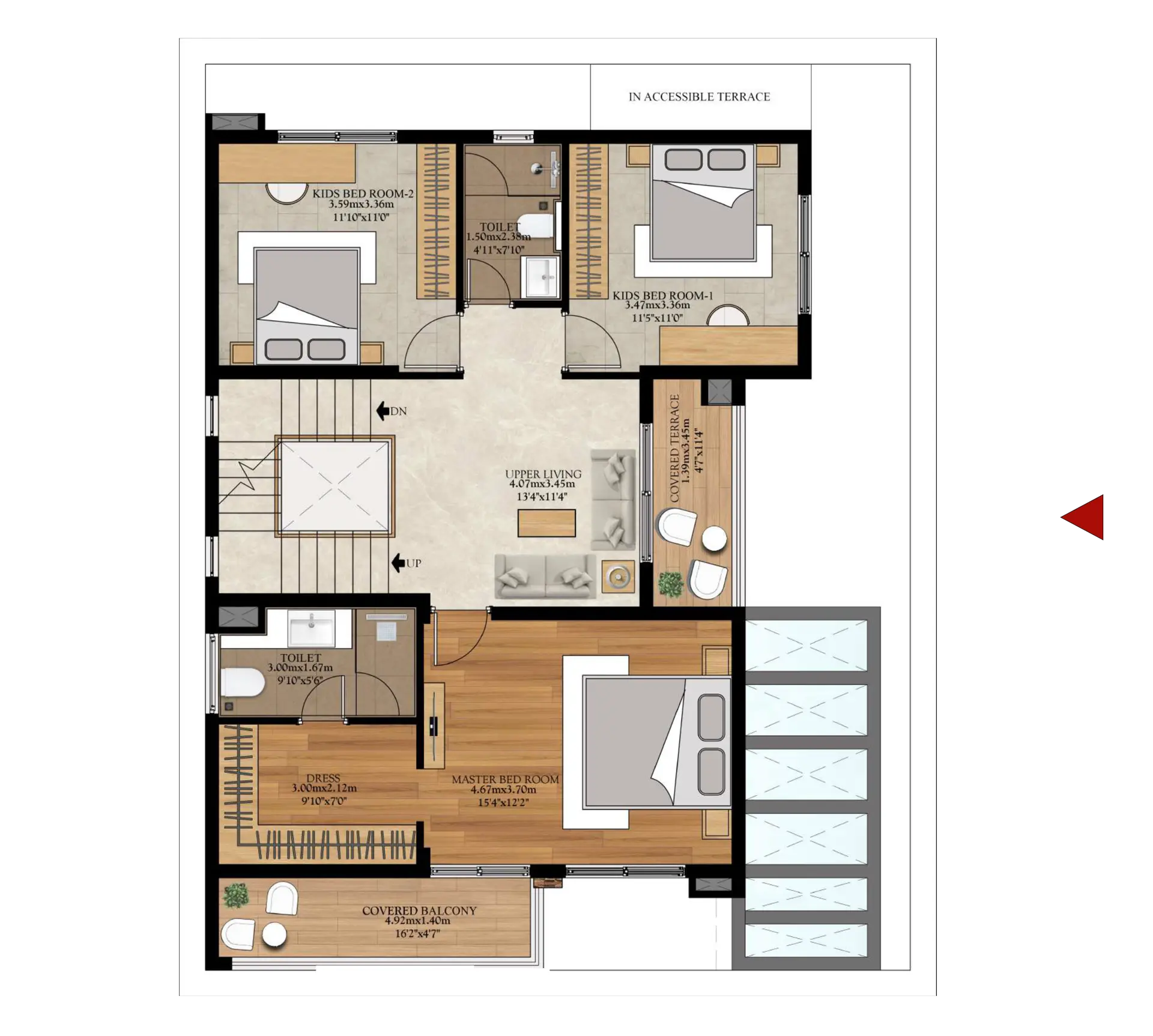 Nambiar Ellegenza Purple Crest Edition floor plan
